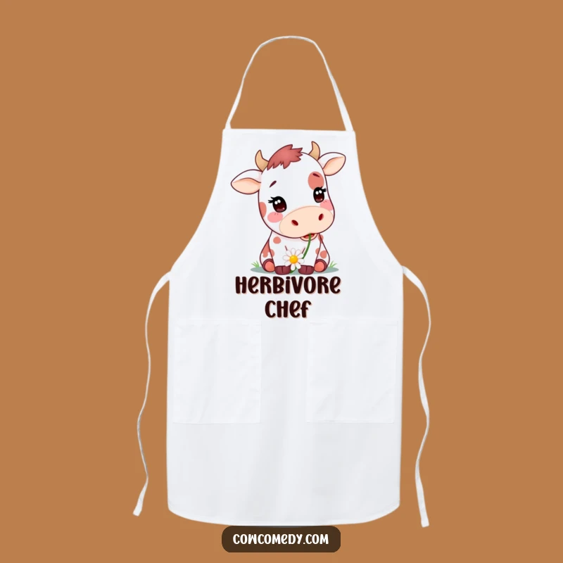 Funny Daisy Cow Apron - Cute Kitchen Accessory Gift