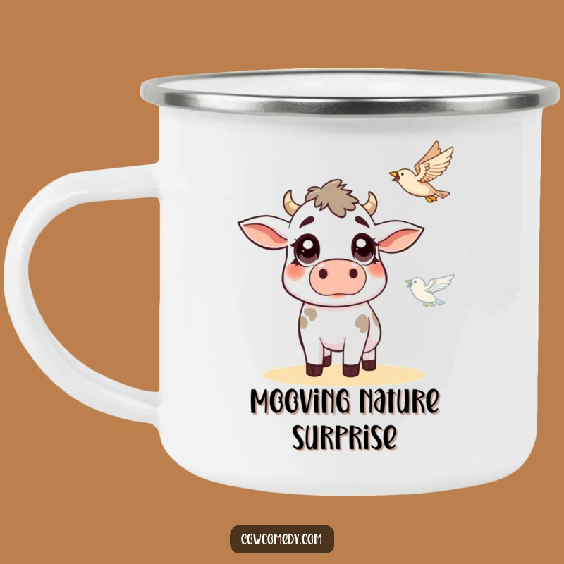 Funny Cow Adventure Mug: Hilarious Outdoor Fun, Perfect Camping Gift