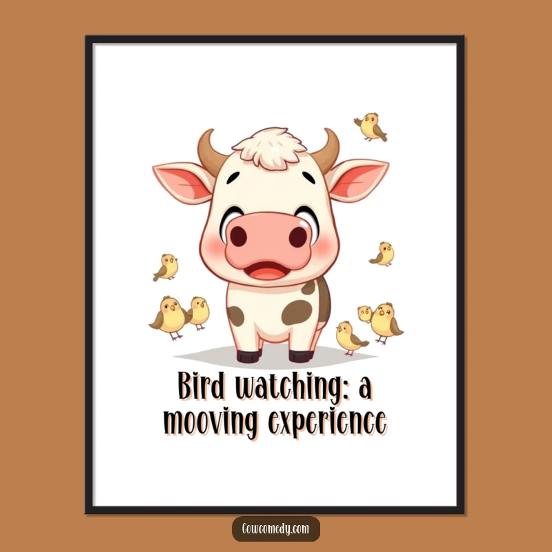 Free Printable Surprised Cow Wall Art - Whimsical Downloadable Decor for Amused Spaces!