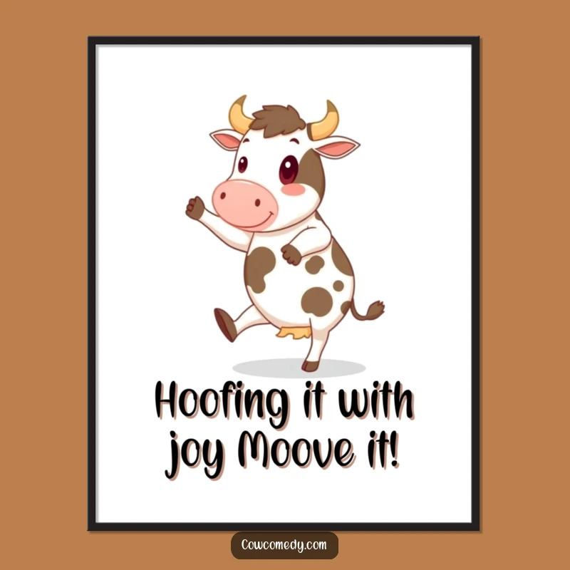 Free Printable Wall Art: Cheerful Cow Art, Funny Downloadable Decor for Happy Homes